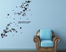 Flowers in Bloom Vinyl Decals Modern Wall Art